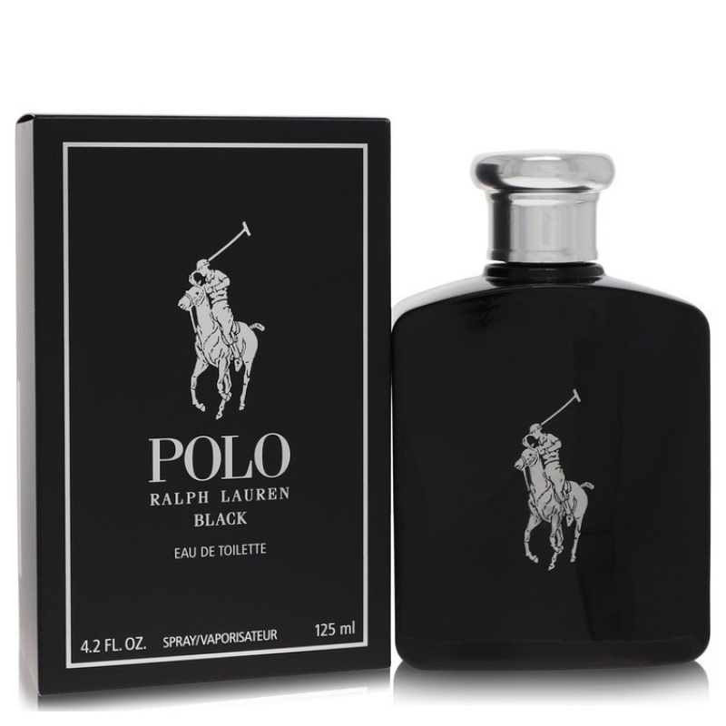 Polo Black by Ralph Lauren Eau De Toilette Spray 4.2 oz