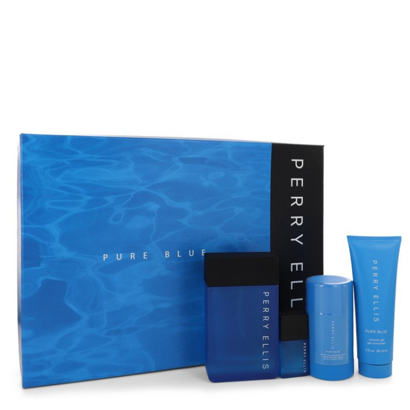 Perry Ellis Pure Blue by Perry Ellis Gift Set