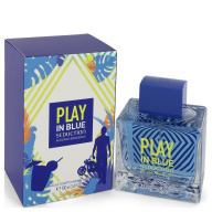 Play in Blue Seduction by Antonio Banderas Eau De Toilette Spray 3.4 oz