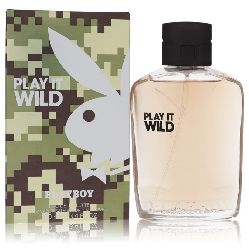 Playboy Play It Wild by Playboy Eau De Toilette Spray 3.4 oz