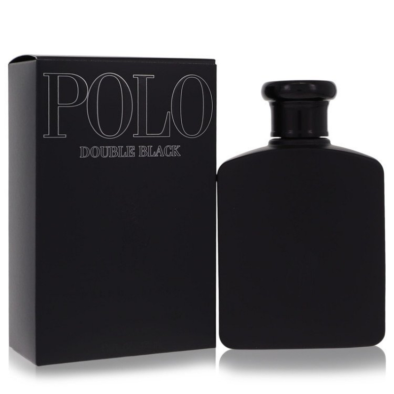 Polo Double Black by Ralph Lauren Eau De Toilette Spray 4.2 oz
