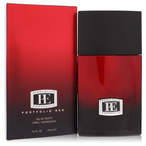Portfolio Red by Perry Ellis Eau De Toilette Spray 3.4 oz
