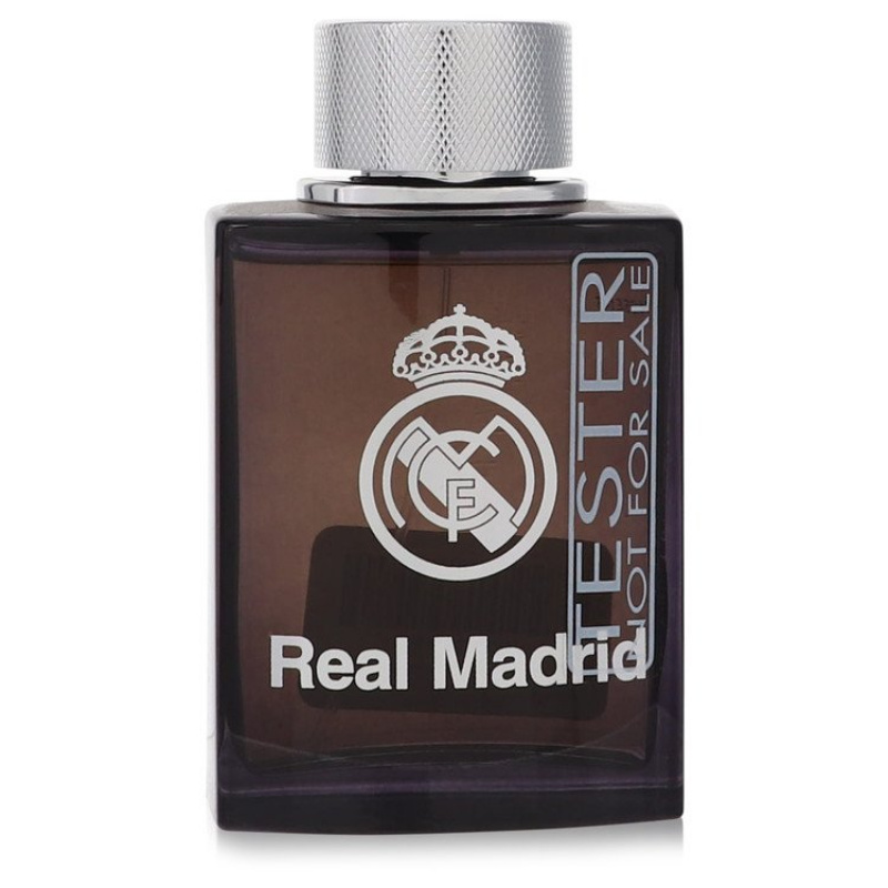 Real Madrid Black by Air Val International Eau De Toilette Spray (Tester) 3.4 oz