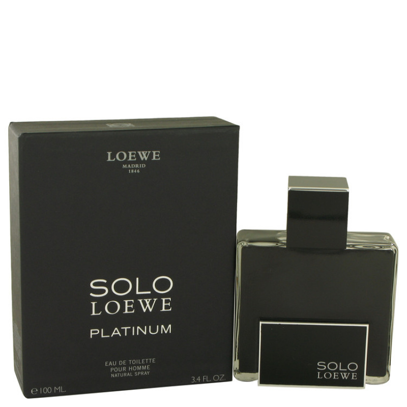 Solo Loewe Platinum by Loewe Eau De Toilette Spray 3.4 oz