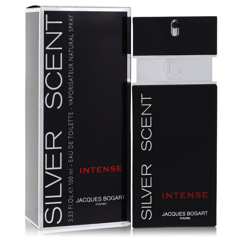Silver Scent Intense by Jacques Bogart Eau De Toilette Spray 3.33 oz