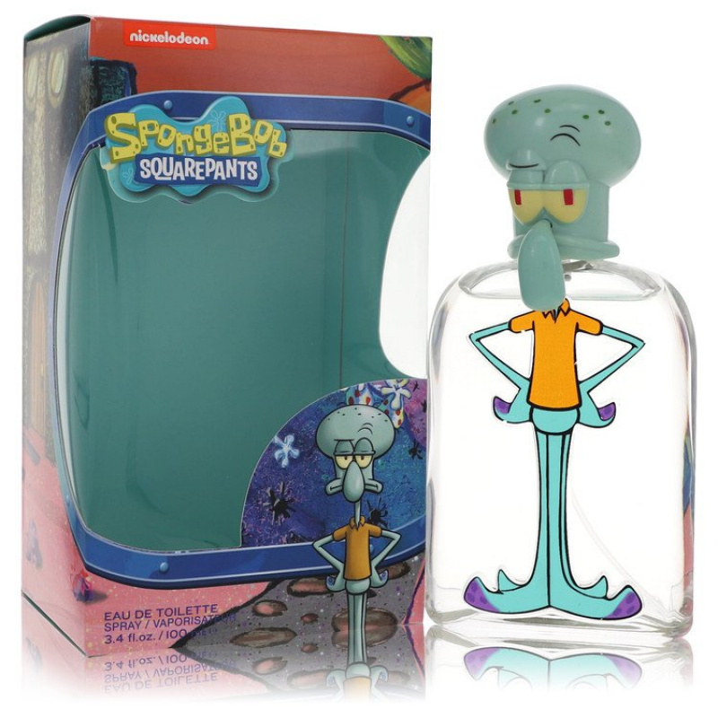 Spongebob Squarepants Squidward by Nickelodeon Eau De Toilette Spray 3.4 oz