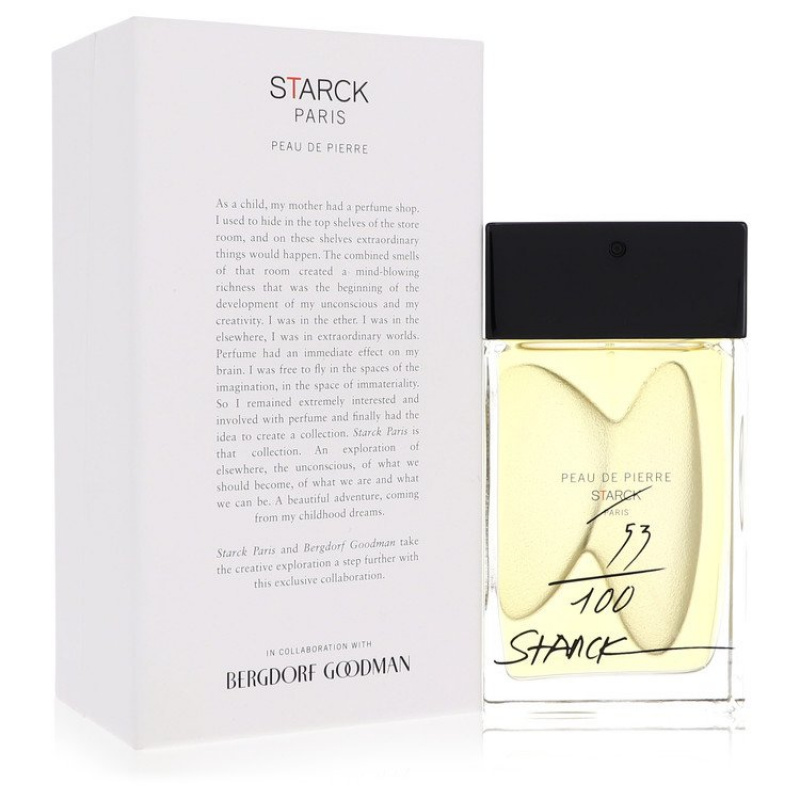 Peau De Pierre by Starck Paris Eau De Parfum Spray 3 oz