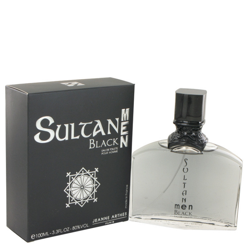 Sultan Black by Jeanne Arthes Eau De Toilette Spray 3.3 oz