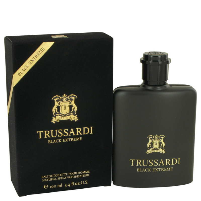 Trussardi Black Extreme by Trussardi Eau De Toilette Spray 3.4 oz