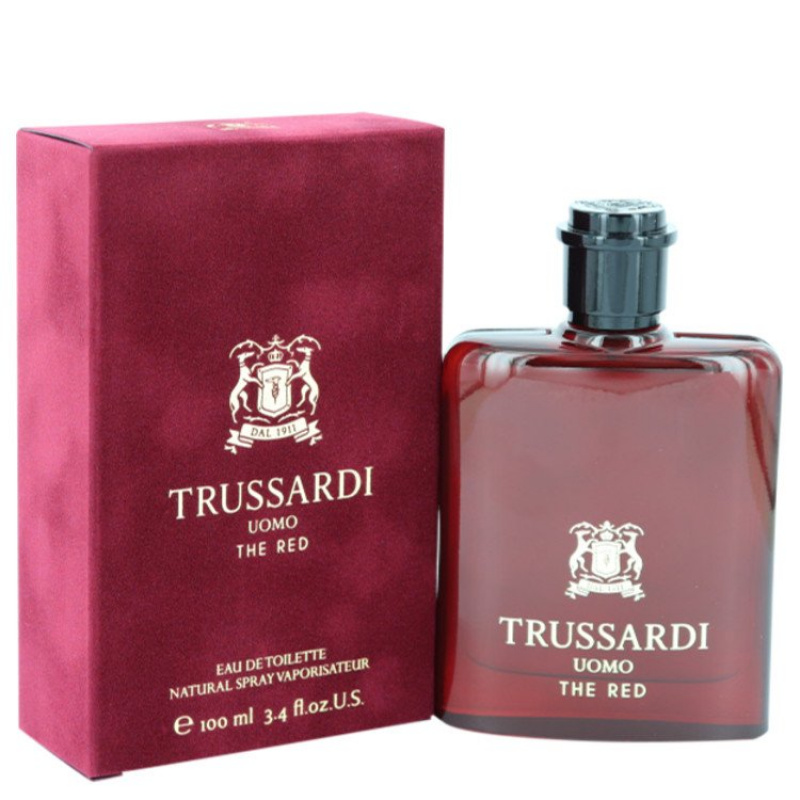 Trussardi Uomo The Red by Trussardi Eau De Toilette Spray 3.4 oz