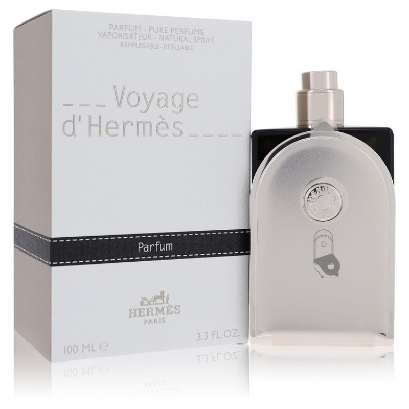 Voyage D'Hermes by Hermes Pure Perfume Refillable (Unisex) 3.3 oz