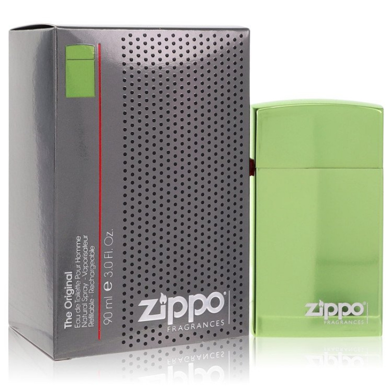 Zippo Green by Zippo Eau De Toilette Refillable Spray 3 oz