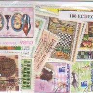 100 Chess All Different Stamps
