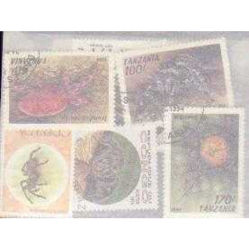 10 Spiders all different stamp