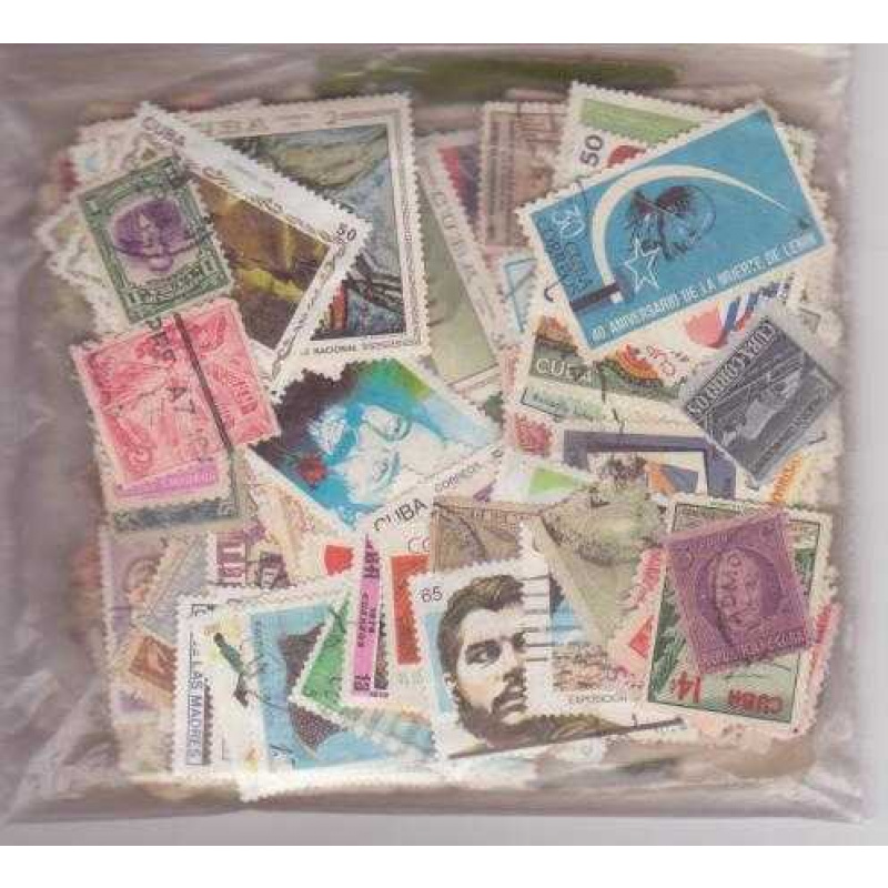 100 Cuba All Different Stamps