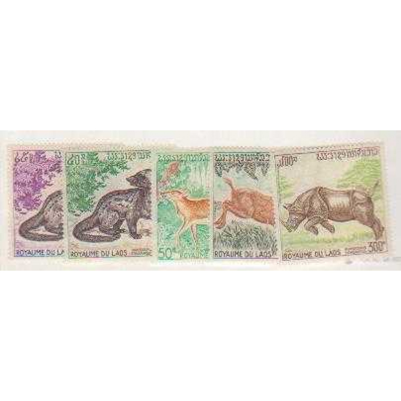 Laos 219-22+c83 MNH