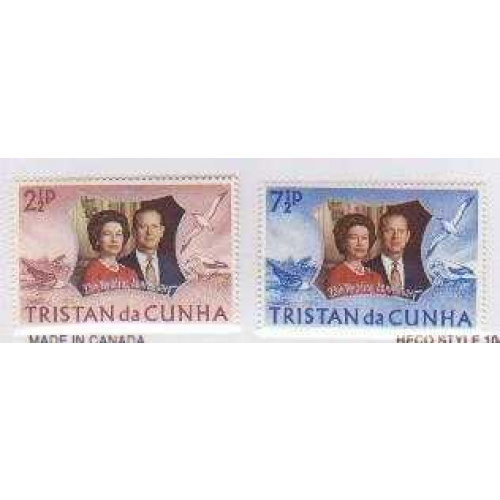 Tristan Da Cunhua 178-79 MNH