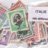 100 italy All Different Stamps