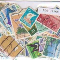 100 japan All Different Stamps