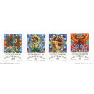 Liechtenstein 601,2,6,9 MNH