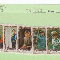 Penrhyn #176-80 MNH