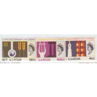 St. Lucia #211-13 MNH