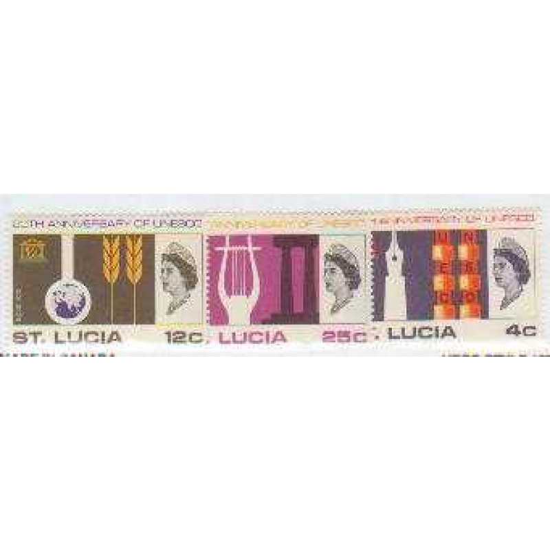 St. Lucia #211-13 MNH