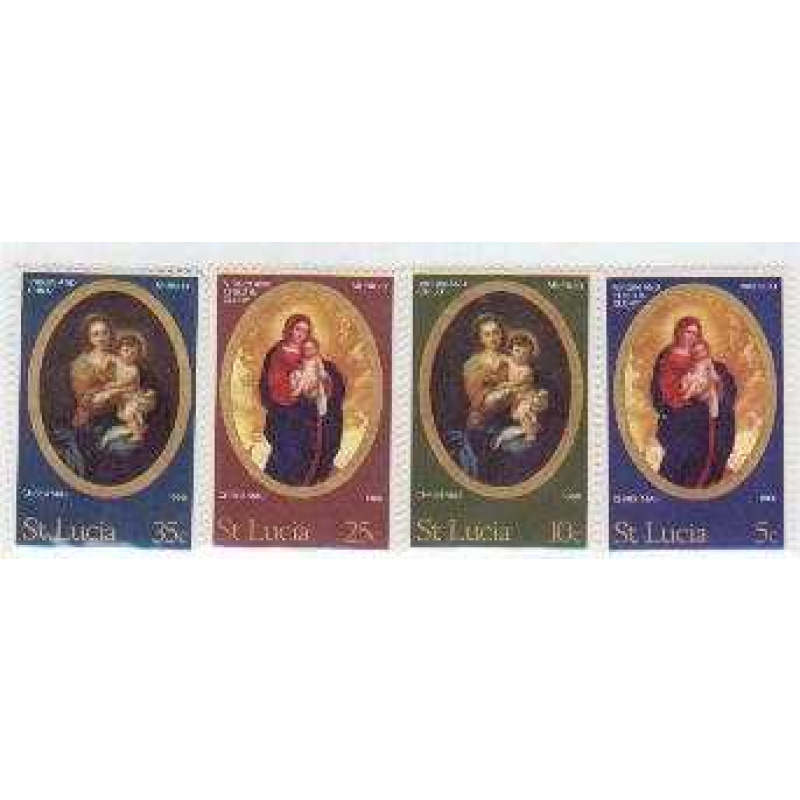 St. Lucia #237-40 MNH