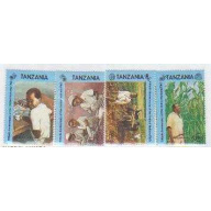 Tanzania #1367-71 MNH