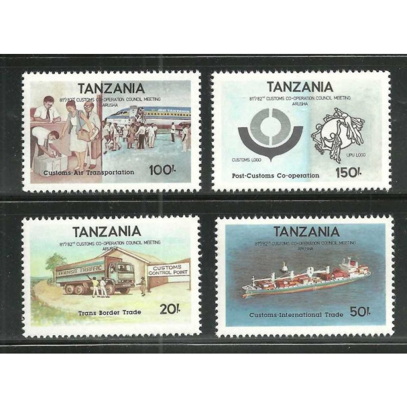 Tanzania #1168-71 MNH