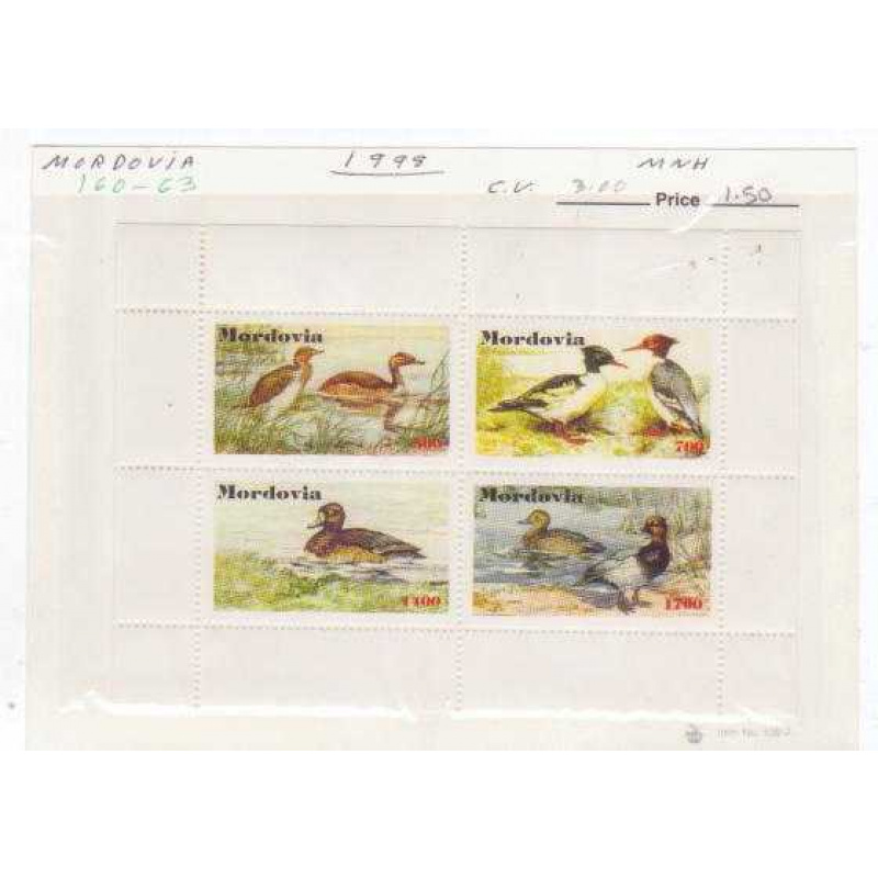 Mordovia 160-63 MNH