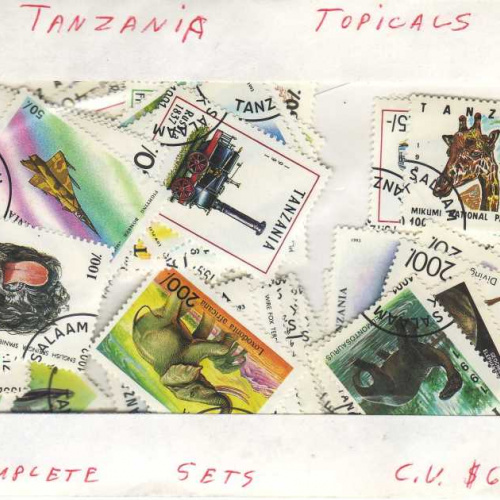98 Tanzania stamps(14 sets)