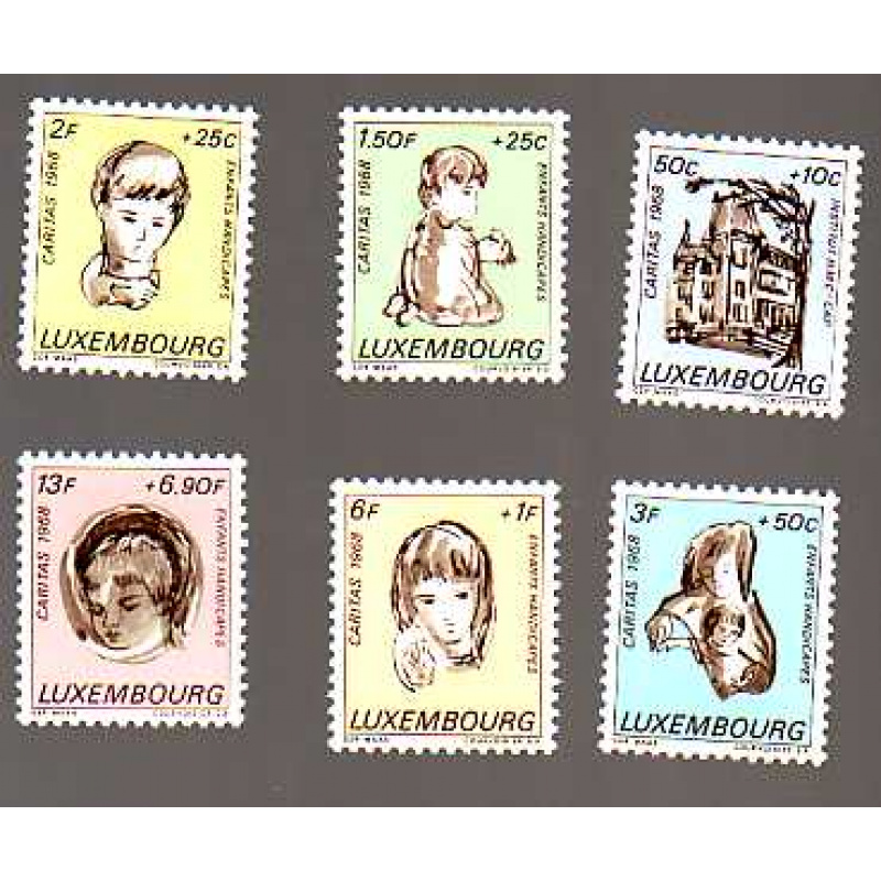 Luxembourg #B264-9 MNH