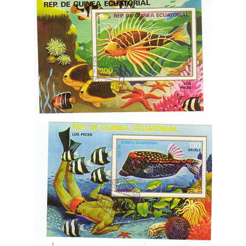 Eq. Guinea Souvenir Sheets Fis