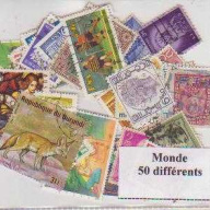 50 Worldwide All Diff. Stamps