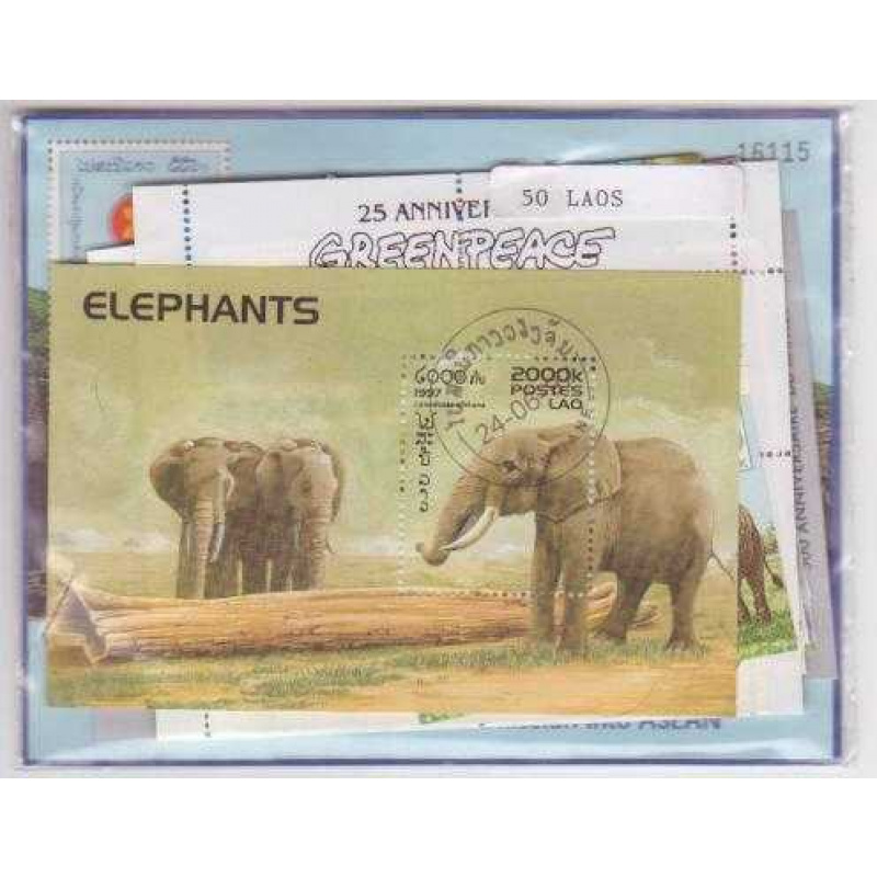 50 Laos Souvenir Sheets