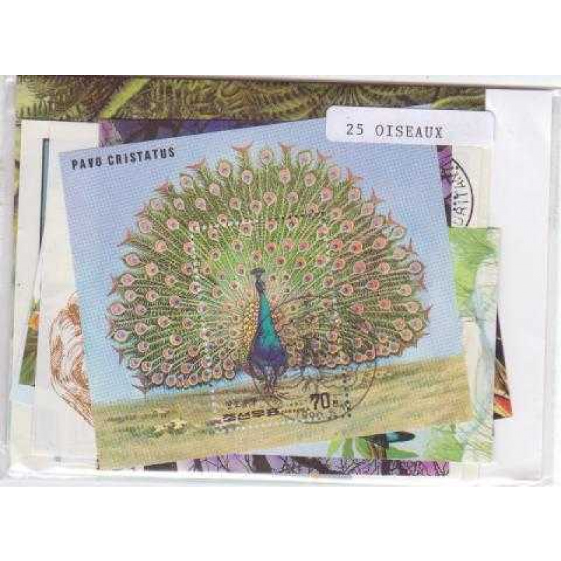 25 Birds Souvenir Sheets