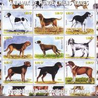 Congo DR Dogs II MNH