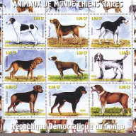 Congo DR Dogs II MNH