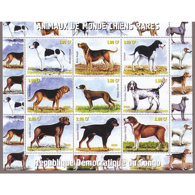 Congo DR Dogs II MNH