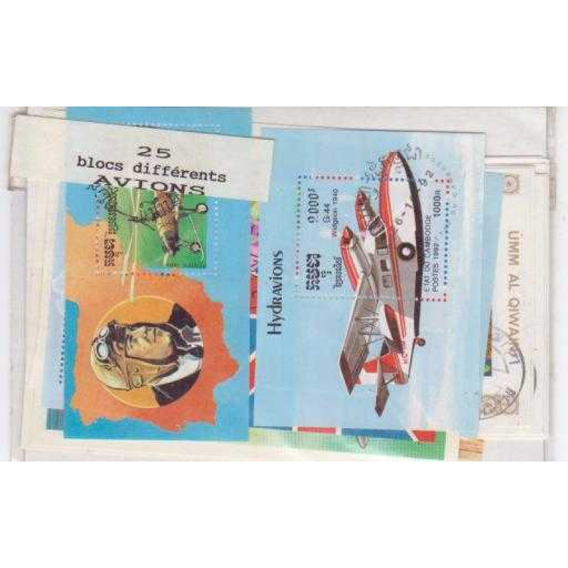 25 Aviators Souvenir Sheets