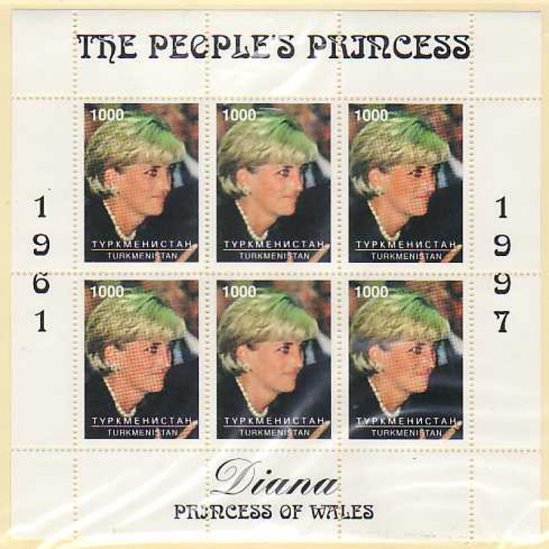 Princess Diana #1001-4 MNH