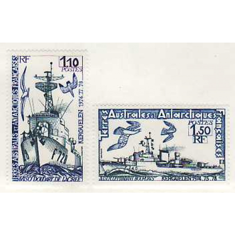French S. Antarctic #84-85