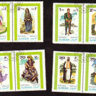 Ajman Airmail(4 Prs 8 stamps)