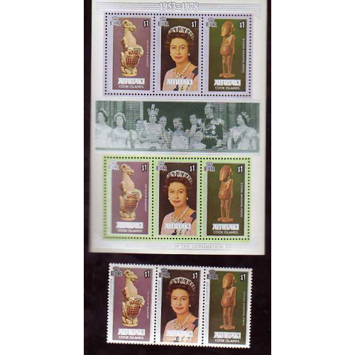 Aitutaki #166+166a-c