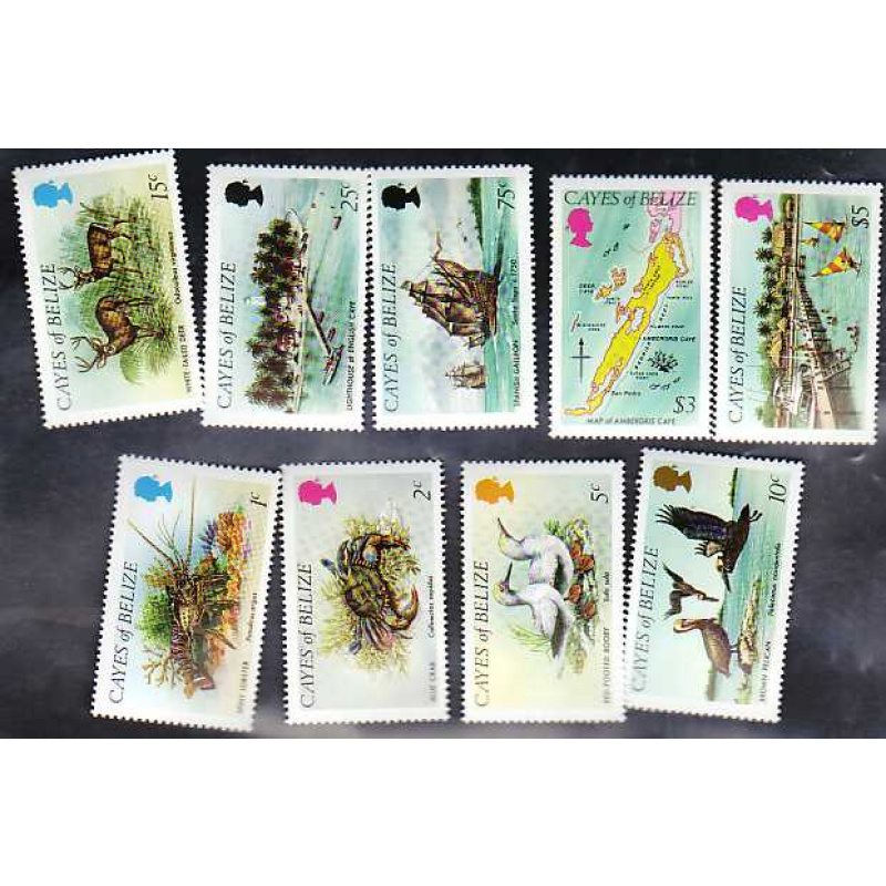 Belize Cayes #1-9