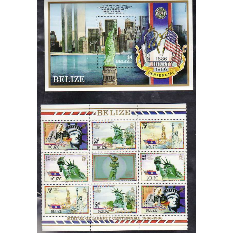 Belize #817-18(x2)+ 1 of 819
