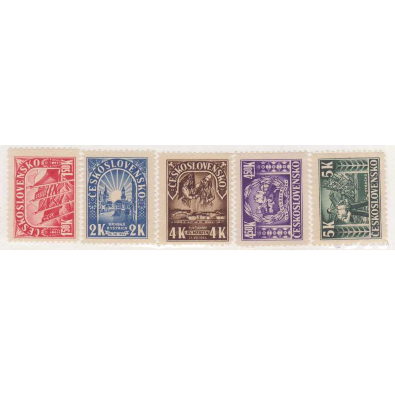 Czechoslovakia #288-92