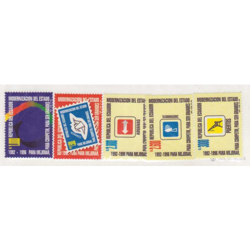 Ecuador #1387-91