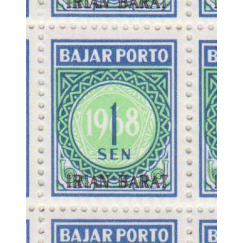 Indonesia PostageDue Overprint